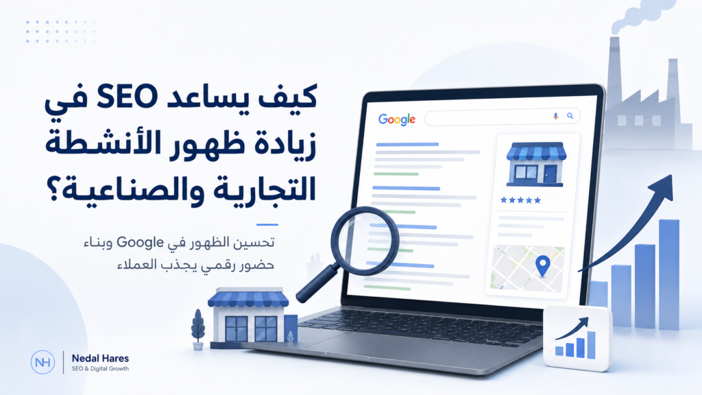 كيف يساعد SEO في زيادة ظهور الأنشطة التجارية والصناعية؟